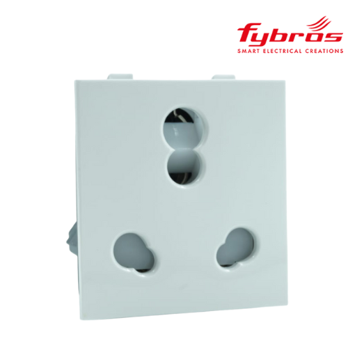 Socket Fybros Woodem 16Amps White Plana/Raze